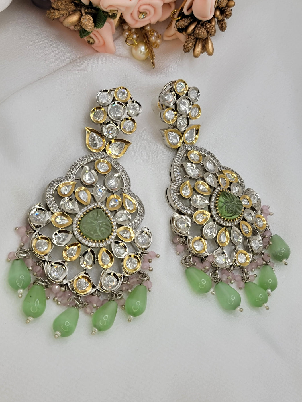 Alishba earrings - Mink