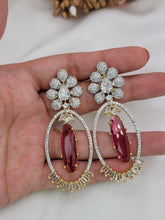 Load image into Gallery viewer, Amna earrings- ruby

